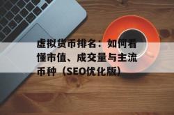 虚拟货币排名：如何看懂市值、成交量与主流币种（SEO优化版）